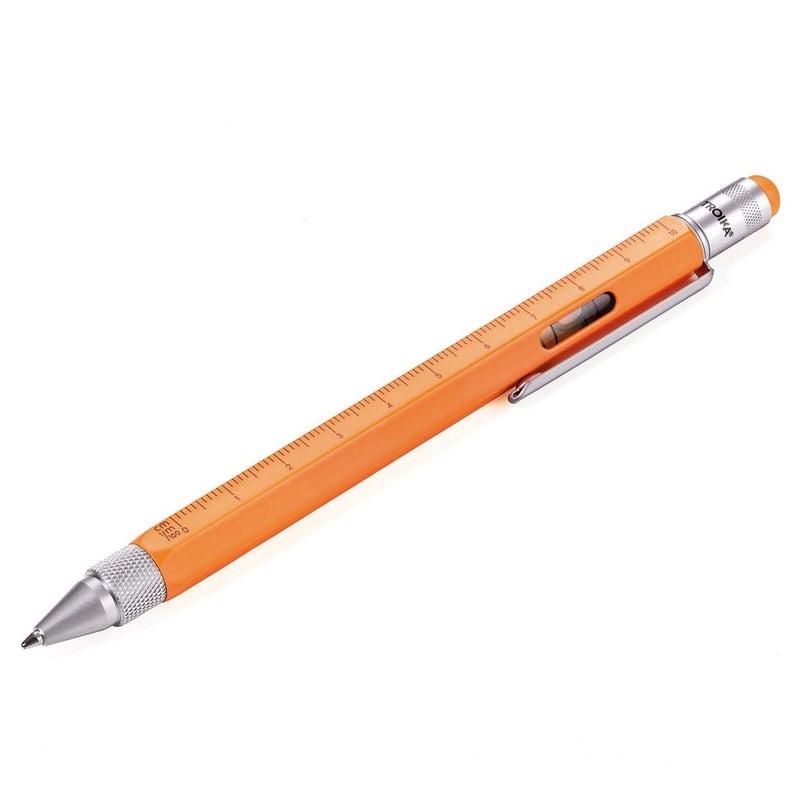 Troika Construction Ballpoint Pen, Neon Orange (PIP20NO) - Image 1